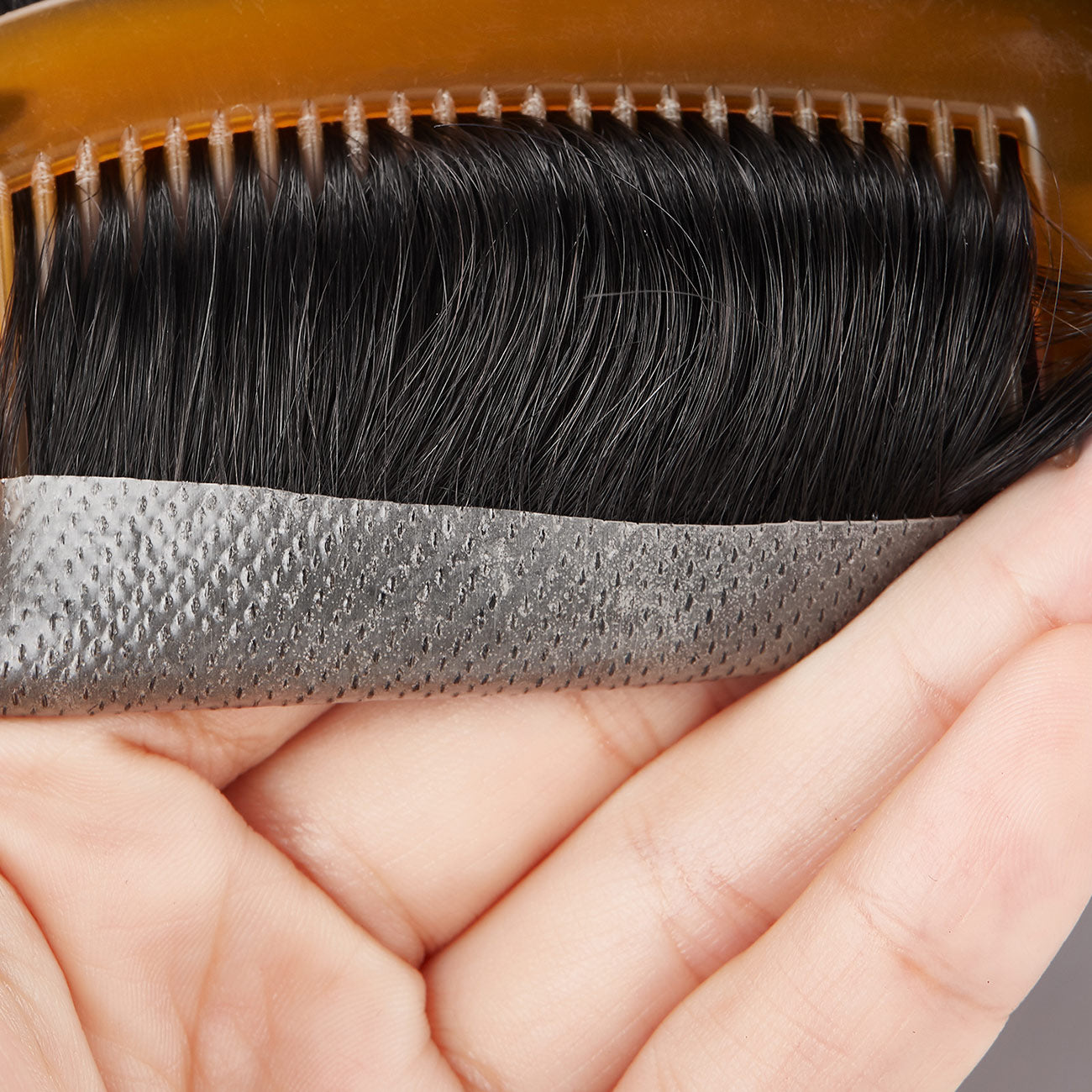 French Lace Center with Poly Perimeter Hair Replacement System - HairBro