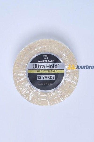 Walker Ultra White Double Side Hold 1"X12 Yard Tape Roll For Hair Systems